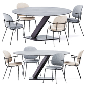 Element Round Dining Table by Desalto