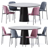 Round Dining Table Conic by Cor
