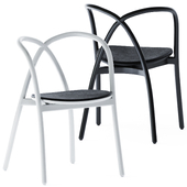Ming Upholstered Aluminum Chair by Stellar Works