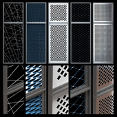 Decorative metal lattices - Rhombus