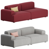 Connect Sofa 2 Seater 01 by Muuto