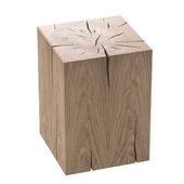 NATURAL SOLID OAK CUBE TABLE BY ROSE UNIACKE