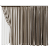 Curtains beige