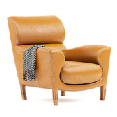 Leather Lounge Armchair