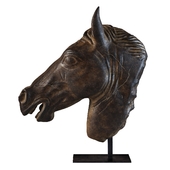 Greco-Roman Horse Head Sculpture Fragment RH