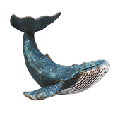 Bronze whale