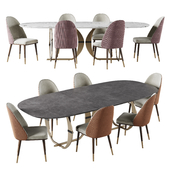 Capital Collection CONVIVIO Oval dining table and Chair