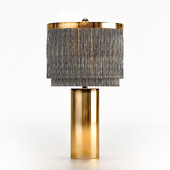 Oahu Fringe Table Lamp by Anthropologie