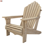 Wooden garden chair 02