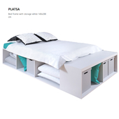 IKEA PLATSA кровать с системой хранения