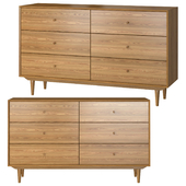 Chest of 6 drawers Quilda