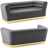 Bellini Velvet Sofa Meridian Furniture