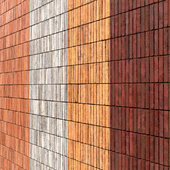 Wall Brick Design-04-4Color-PBR