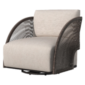 Outdoor Armchair Pavona Swivel Lounge Chair Restoration Hardware 2021