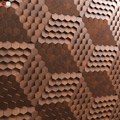 Hexagonal tile by Giles Miller