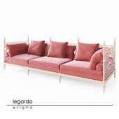 (OM) Legardo Enigma 3-seat sofa