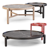 Meridiani: Vittorio - Coffee and Side Tables Set 01