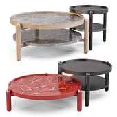Meridiani: Vittorio - Coffee and Side Tables Set 02