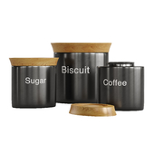 Coffee Sugar Biscuit Jar