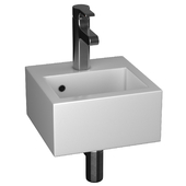 Galassia Plus design 30 sink & Jacob Delafon Singulier mixer