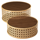 Viliam rattan coffee tables DR97 / Round rattan coffee tables