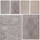 Benuta Juna Carpet Set Blue Beige Gray Multicolor Rug set