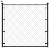 Metal mesh fence 01