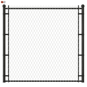 Metal mesh fencing 04
