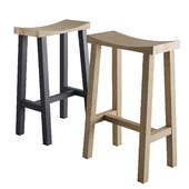 Cox & Cox Curved Top Counter Stool