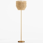 Phoebe Tiered Fringe Floor Lamp