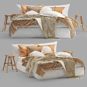 Hale Mercantile Co flax linen bed 2