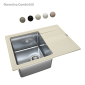 Kitchen sink florentina Combi 650 OM