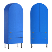 2LGStudio Blue Armoire Dresser