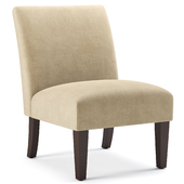 Kassi Contemporary Slipper Accent Chair