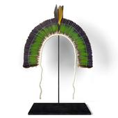 20th Century Brazilian Tribal Feather Headdress
