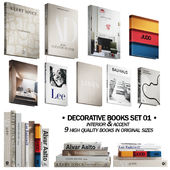 030 Decorative books set 01 neutral 00