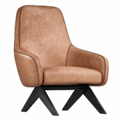 MARLON Fabric armchair By poliform design Vincent Van Duysen