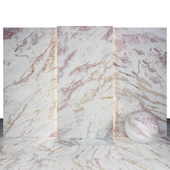 Pink yellow marble