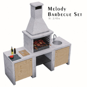 Melody Barbecue Grill Set (1 Barbecue)