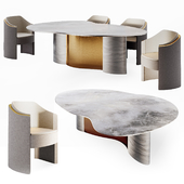 Vitality By Davani Dining Table and Chair