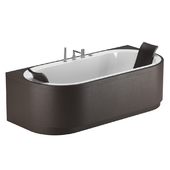 Attached bathtub with air massage Yuma Art