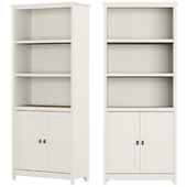 Sauder Cottage Road Library Bookcase with Doors | Walmart