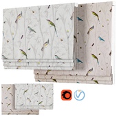 Roman Curtains 107 | Chinoiserie Bird Trail Country Luxe | Next