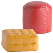 Pouf leather