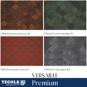 OM Seamless texture of TEGOLA shingles. Premium category. VERSAILLE collection