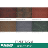 OM Seamless texture of TEGOLA shingles. BUSINESS PLUS category. Collection TRADITIONAL