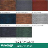 OM Seamless texture of TEGOLA shingles. BUSINESS PLUS category. RECTANGULAR collection