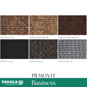 OM Seamless texture of TEGOLA shingles. BUSINESS category. PIEMONTE collection