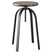 Round bar stool