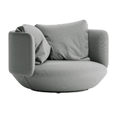 WENTZ Baixa Lounge Chair — Light Grey